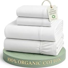 Lane Linen King Size Organic Cotton Sheet Set
