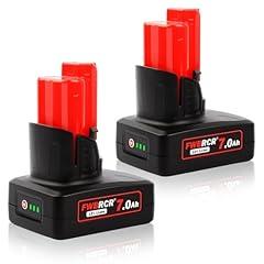 FWBRCR 12V 7.0Ah Replacement Battery for Milwaukee