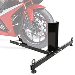 ECOTRIC Motorcycle Wheel Chock Stand 1800lb Capacity
