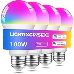 Lightinginside Smart WiFi Light Bulbs 100W Equivalent