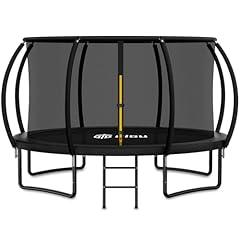 Gigu 14 FT Outdoor Trampoline with Basketball Hoop
