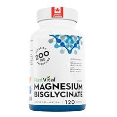 PlantVital Magnesium Bisglycinate 200mg Vegan Supplement