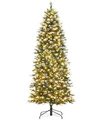 GarveeHome 12 ft Pre-lit Pencil Christmas Tree