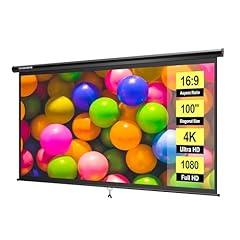 VIVOHOME 100 Inch HD 4K Projector Screen