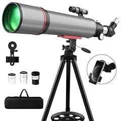 Wozel 90mm Refractor Telescope for Adults and Beginners