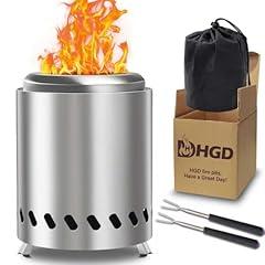 HGD Tabletop Fire Pit 8x5.5, Portable Smokeless Stove