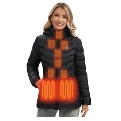 NBtoUS Women's Heated Jacket with Power Bank