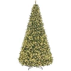 Yaheetech 12ft Pre-lit Spruce Artificial Christmas Tree