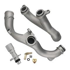 OmoZone Aluminum Coolant Outlet Pipes Kit for Jaguar and Land Rover