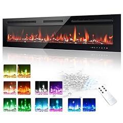 Euhomy 60" Electric Fireplace with Remote Control