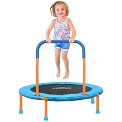 Ativafit 36-Inch Mini Toddler Trampoline with Foam Handle
