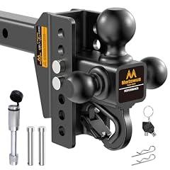 Mmtowus Adjustable Tri Ball Trailer Hitch
