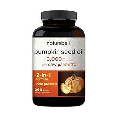 NatureBell Virgin Pumpkin Seed Oil with Saw Palmetto