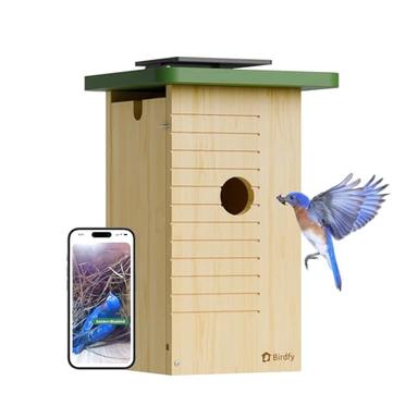 bird house with camera