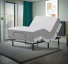 Irvine Home Collection Adjustable Bed with Gel Memory Foam Mattress