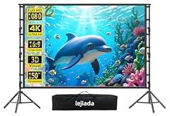 Lejiada 150'' Upgraded Projector Screen with Stand
