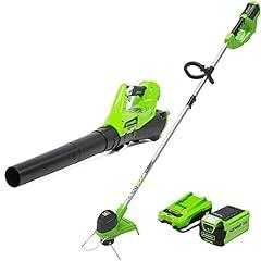 Greenworks 40V Cordless Trimmer and Blower Combo