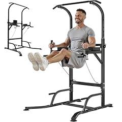 Adjustable Power Tower Pull Up Dip Station