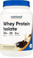 Nutricost Vanilla Whey Protein Isolate Powder 2LBS