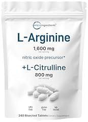L-Arginine Nitric Oxide Supplement for Men