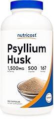 Nutricost Psyllium Husk 1500mg 500 Count