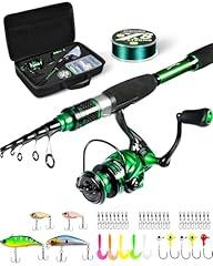 Ghosthorn Telescoping Fishing Rod and Reel Combo