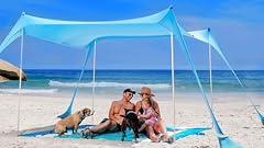 Sun Ninja Beach Tent Shelter 10x10 FT