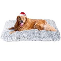 EHEYCIGA Plush Faux Fur XL Dog Bed