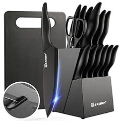Katisun Knife Block Set with Cutting Board