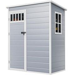 DWVO Outdoor Storage Shed with Windows