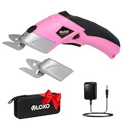 VLOXO Cordless Electric Scissors Cutter Pink