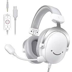 FIFINE H9 White USB Gaming Headset