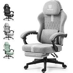 Meenice Ergonomic Gaming Chair with Massage Lumbar Support