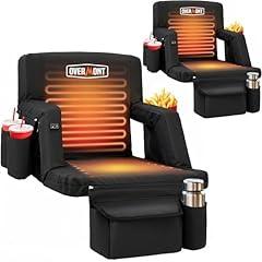 Overmont Heated Stadium Seat with Back Support