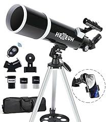 HEXEUM 80mm Telescope with AZ Mount and Tripod