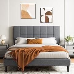 Marsail Upholstered Full Bed Frame with Headboard