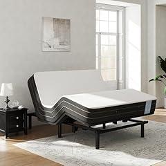 FLEXISPOT Queen Adjustable Bed with Gel Memory Foam Mattress