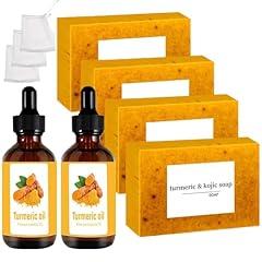 Turmeric & Lemon Soap and Essential Oil Set