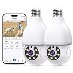 GBIUT 2K HD Light Bulb Security Camera