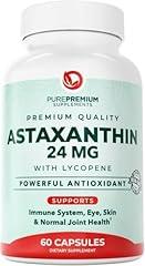PurePremium Astaxanthin & Lycopene Antioxidant Supplement