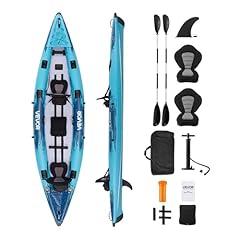 VEVOR Inflatable 2-Person Kayak 14'4"