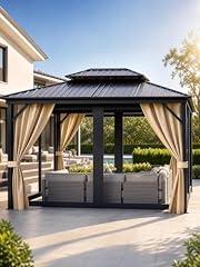 GarveeLife All-Weather Hardtop Gazebo 10x14