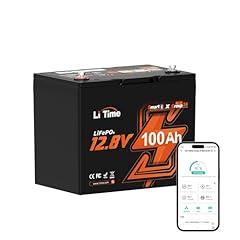 LiTime 12V 100Ah Bluetooth LiFePO4 Battery