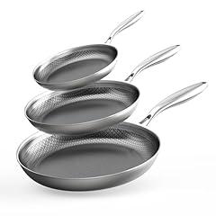 Cooker King Tri Ply Stainless Steel Frying Pans
