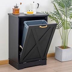 Tilt Out Trash Cabinet - Black