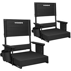 VIVOHOME Adjustable Stadium Seats with Back Support