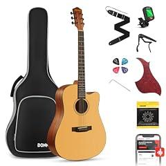 Donner 41” Acoustic Guitar Beginner Bundle DAG-1C/DAD-110C