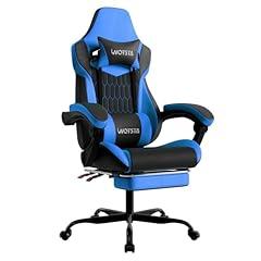 WOTSTA Gaming Chair with Footrest and Massage
