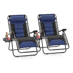 PHI VILLA Oversized Zero Gravity Chair Set