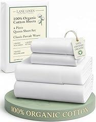 Lane Linen Organic Cotton Queen Sheet Set